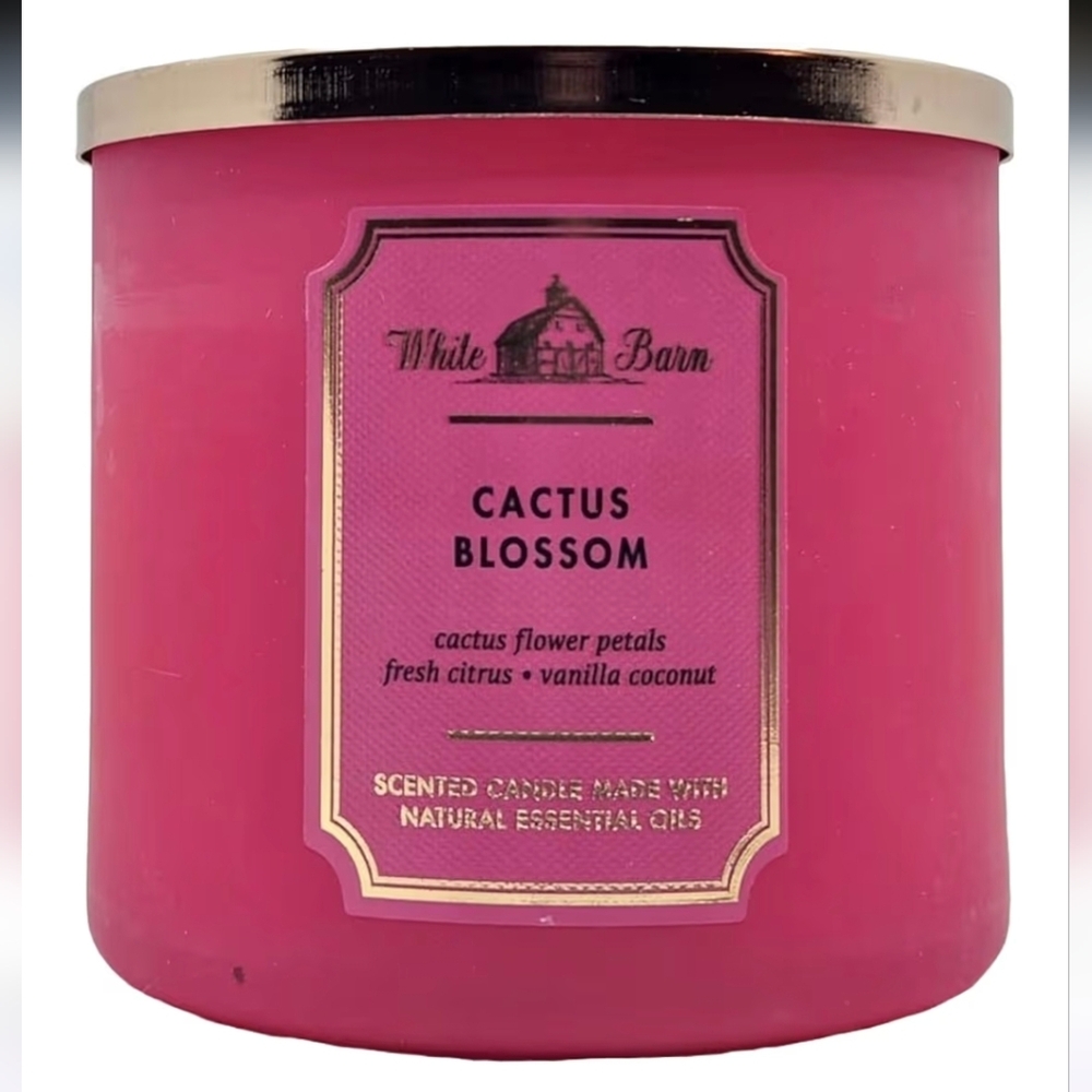 Bath & Body Works 3 Wick Cactus Blossom Candle